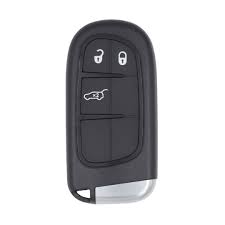 KEY COVER HOUSE Metal Striped Key Cover And Key Chain Compatible For Jeep Meridian, Compass, Trailhawk, 3 Button Smart Key
