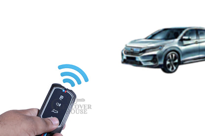 KEY COVER HOUSE Metal Striped Key Cover And Key Chain Compatible For Tata Curve EV 2024