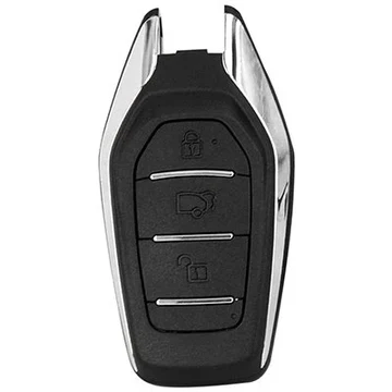 KEY COVER HOUSE Metal Striped Key Cover And Key Chain Compatible For Mahendra XUV 500,3 Button Smart Key - Key Cover House