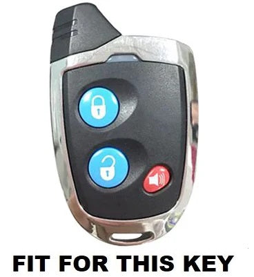 KEY COVER HOUSE Metal Striped Key Cover And Key Chain Compatible For Swift, Dzire, Ritz, WagonR, S-Cross, Ertiga, Astar, Ciaz, Celerio, WagonR, Baleno, Brezza Car Nippon Universal Remote